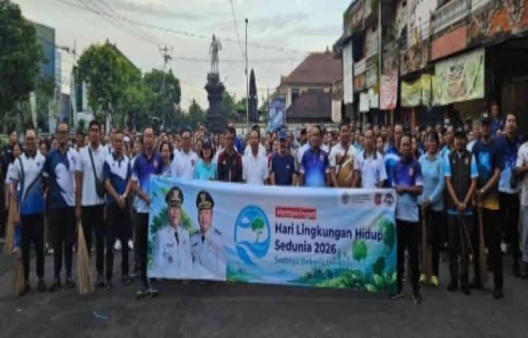 Pemkab Karangasem Gaungkan Aksi Nyata Peringati Hari Lingkungan Hidup 2026